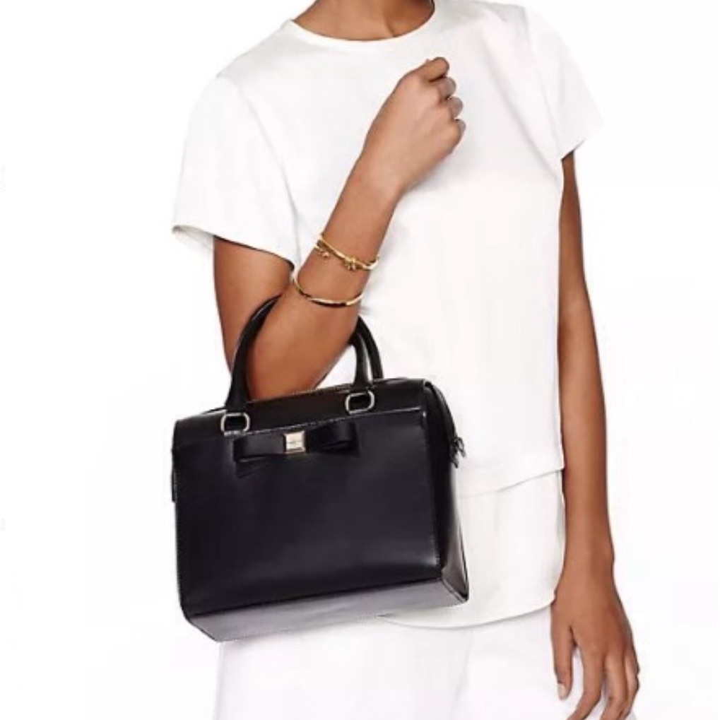 Kate Spade Montford Park Ashton Leather Satchel Purse Handbag Crossbody